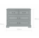 Bellamy® Ines 4-drawer chest | Neutral Grey