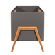 Troll Nursery | Torsten | Łóżeczko Dziecięce – 140 x 70 cm | Seal Grey + Teak