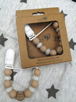 Baby In World® silicone pacifier tag
