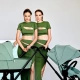 Cybex® Priam 4 2in1 set, deep-stroller | Leaf Green + Rosegold
