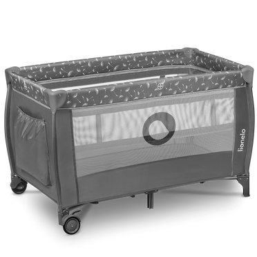Lionelo Travel cot Stefi plus grey white