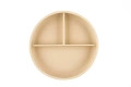 Baby In World® three-piece silicone plate with suction cup
