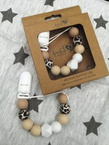Baby In World® silicone crystal pacifier tag