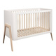 Troll Nursery | Torsten | Crib - 120 x 60 cm | White + Natural Wax