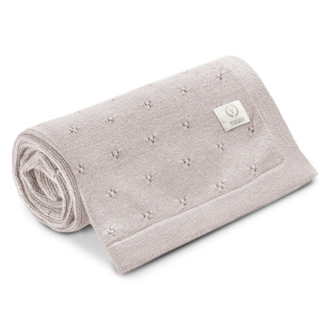 Yosoy® 100% merino wool jersey blanket | blue