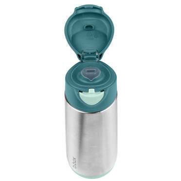 B.Box® Thermal bottle with sports mouthpiece 500 ml emerald forest