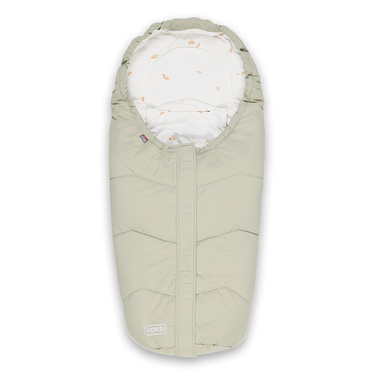 Lodger® waterproof double layer winter stroller sleeping bag light gray Taslon Drizzle