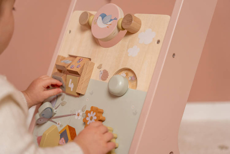 Little Spirit® wooden educational walker | Flowers &amp; Butterflies