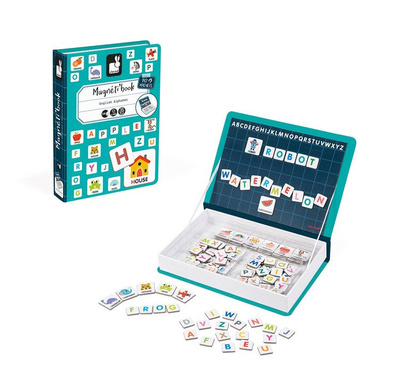 Janod | Magnetibook | Magnetic Puzzle | Alphabet