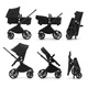 Bugaboo® Fox Cub 2-in-1 set pram deep-sleeper Stormy Blue