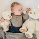 Teddykompaniet® pluszowa maskotka przytulanka, miś Malte kremowy 25cm