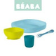 Beab | Set of Silicone Dishes with Suction Cup | Blue