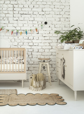 Pinio Miloo chest of drawers 3 drawers + 1 door champagne