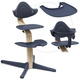 Stokke® Nomi® 3-in-1 set, ergonomic feeding chair | Natural Navy