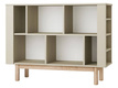 Pinio Miloo low bookcase champagne