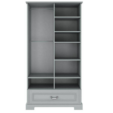 Bellamy® Ines tall 2-door closet 'tall' | Neutral Grey