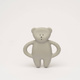 Moonie Gray teddy bear teether made of natural rubber