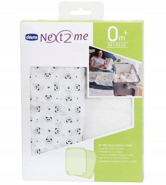 Chicco | sheet for Next2Me 2pcs. | Panda