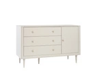 Pinio Miloo chest of drawers 3 drawers + 1 door champagne