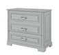 Bellamy® Ines 3-drawer chest | Neutral Grey