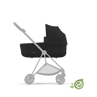Cybex® Platinum Mios 3.0 Lux Carry Cot Carrycot | Onyx Black Conscious Collection