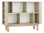 Pinio Miloo low bookcase champagne
