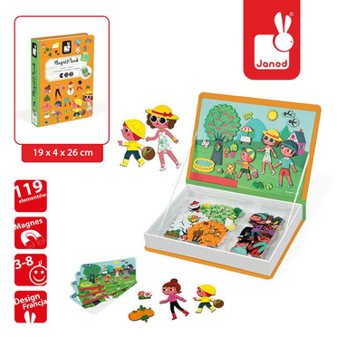 Janod | Magnetibook | Magnetic Puzzle | 4 Seasons