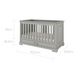 Bellamy® Ines 70/140 crib with drawer and sofa function | Neutral Grey