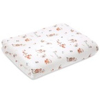Yosoy® bamboo quilt 100x75 | Forest friends