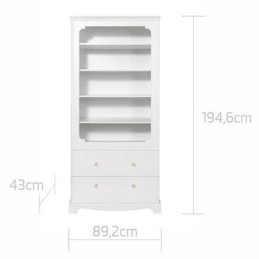 Bellamy Royal timeless white bookcase
