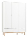 Pinio Miloo 3 door closet white