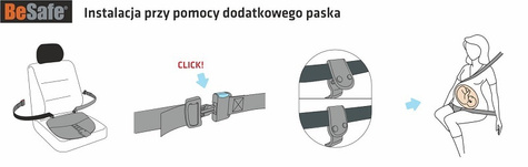 BeSafe | Adapter do pasów dla kobiet w ciąży z isofix