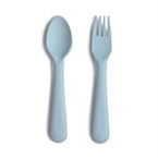Mushie Cutlery for Kids Powder blue