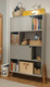 Bellamy Lotta grey bookcase