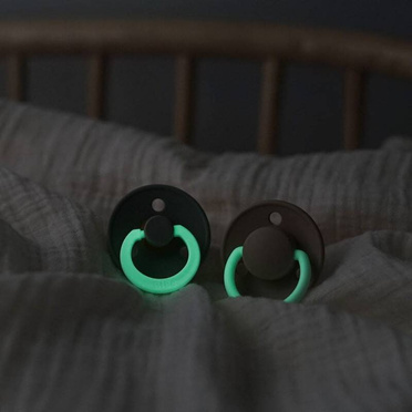 Bibs  Hevea smoczek uspokajający S Blush Night 