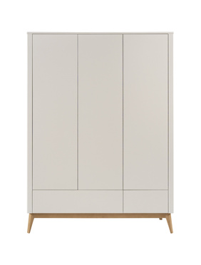 Pinio Miloo chest of drawers 3 drawers + 1 door champagne