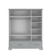 Bellamy® Ines szafa 3-drzwiowa | Neutral Grey