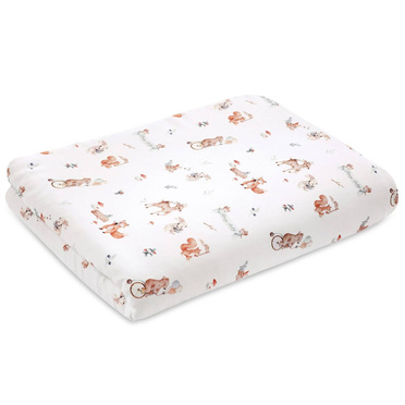 Yosoy® bamboo quilt 100x75 | Forest friends