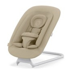 Cybex® Click & Fold & Lemo™ 2.0 Bouncer leżaczek niemowlęcy z funkcją naturalnego bujania | Sand White