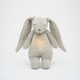 MOONIE | HUMMING ORGANIC RABBIT WITH LIGHT | GRAY