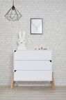 Bellamy Lotta snow 3-drawer chest of drawers