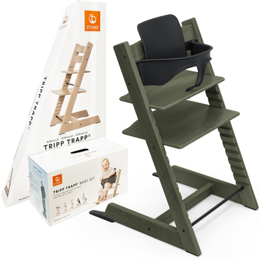 Stokke® Tripp Trapp® 2in1 set, chair + baby set | Glacier Green