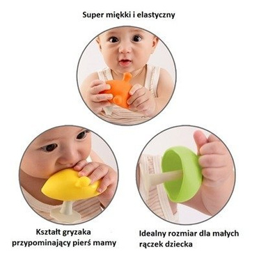 Mombella | Mushroom | Soothing Teether | Curry