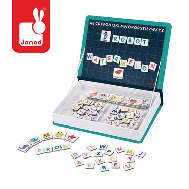 Janod | Magnetibook | Magnetyczna Układanka | Alfabet