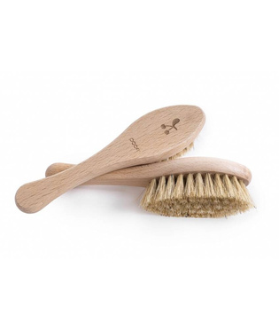 Poofi® natural bristle baby brush for chickweed