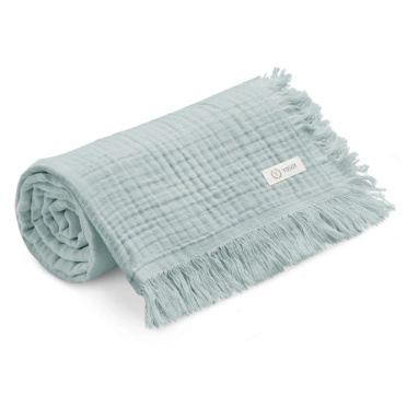 YOSOY | 100% MERINO WOOL DIAMONDS BLANKET| LIGHT DIRTY PINK