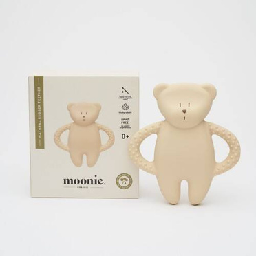 Moonie Teddy Bear Sand teether made of natural rubber