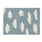 Lorena Canals® handwoven 100% cotton rug 120 x 160 cm | Cloud Vintage Blue