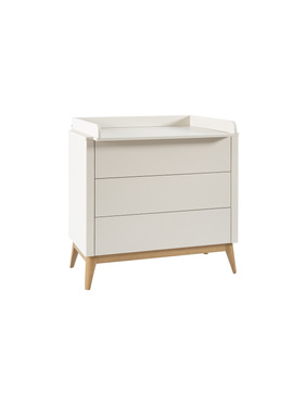 Pinio Miloo chest of drawers 3 drawers + 1 door champagne