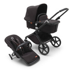 Bugaboo® Fox Cub 2-in-1 set, pram deep-walker | Midnight Black